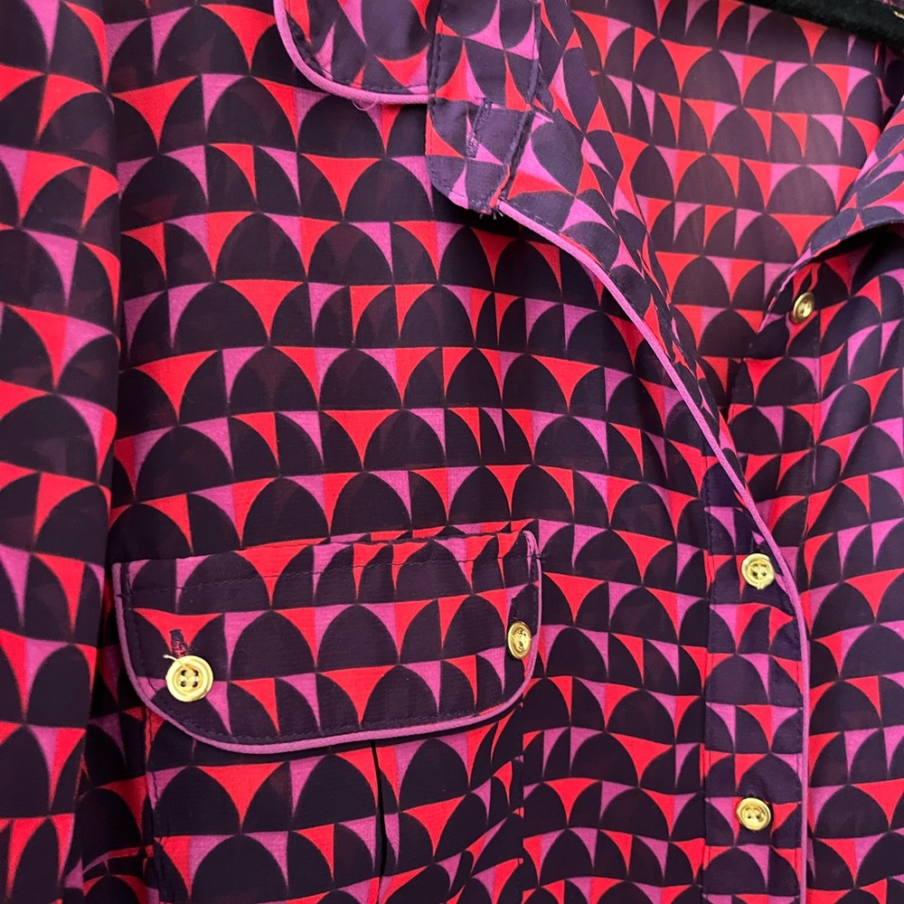 A.N.A multi print pop over shirt 2X - Picture 9 of 9